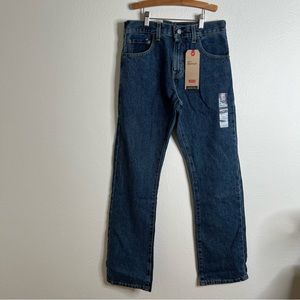 NWT Levi's 517 Blue Cotton Bootcut Denim Jeans Size 28x28